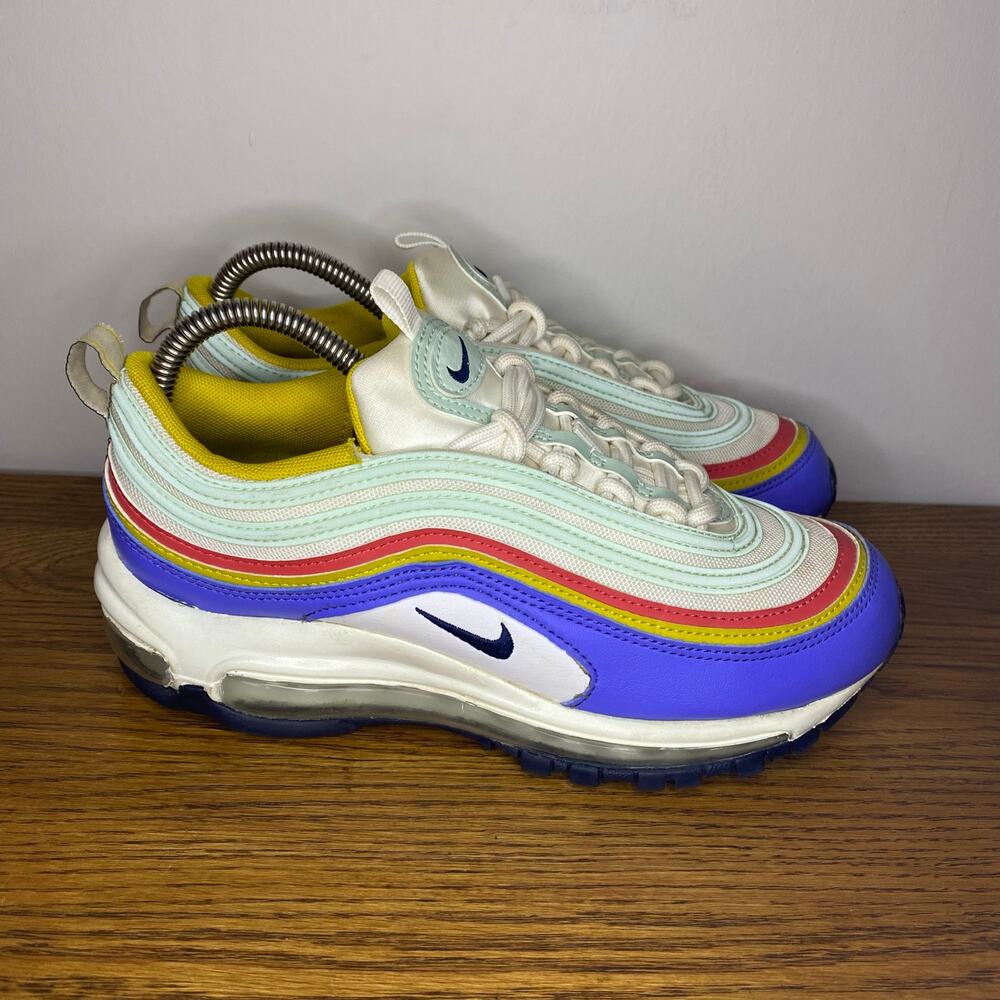 Nike Air Max 97 Womens Multi Color W Athletic Shoes DH5724-100 Size 7.5